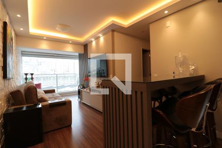 Sala  de apartamento à venda com 2 quartos, 59m² em Belenzinho, São Paulo