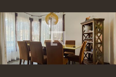 Sala de Jantar de casa de condomínio para alugar com 6 quartos, 335m² em Jardim Três Marias, Guarujá