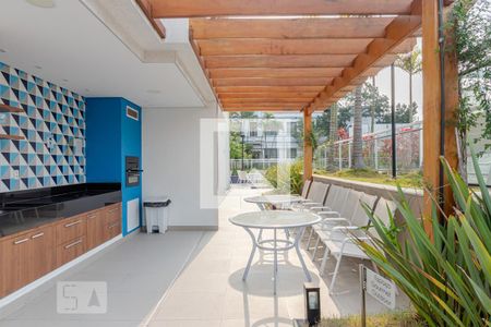 Studio para alugar com 34m², 1 quarto e 1 vagaChurrasqueira