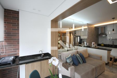 Varanda de kitnet/studio para alugar com 1 quarto, 34m² em Ipiranga, São Paulo