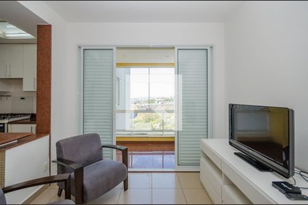 Varanda de kitnet/studio para alugar com 1 quarto, 50m² em Vale do Sereno, Nova Lima