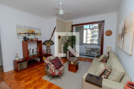 Sala de apartamento para alugar com 3 quartos, 113m² em Laranjeiras, Rio de Janeiro