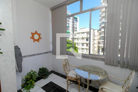 Varanda da Sala de apartamento para alugar com 3 quartos, 113m² em Laranjeiras, Rio de Janeiro