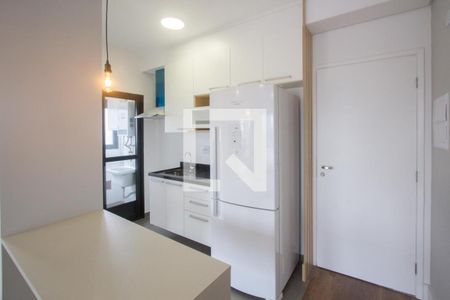 Cozinha de kitnet/studio para alugar com 1 quarto, 35m² em Chácara Santo Antônio (zona Sul), São Paulo