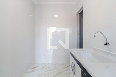 Cozinha de casa para alugar com 1 quarto, 20m² em Chácara Seis de Outubro, São Paulo