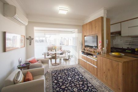 Sala de apartamento para alugar com 2 quartos, 65m² em Chácara Santo Antônio (zona Sul), São Paulo