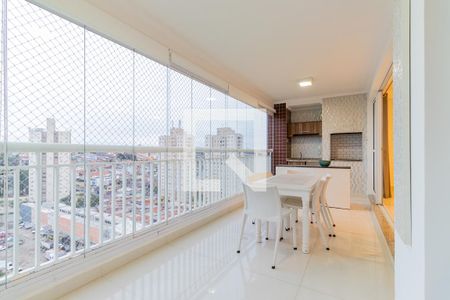 Varanda Gourmet de apartamento à venda com 3 quartos, 140m² em Vila Constancia, São Paulo