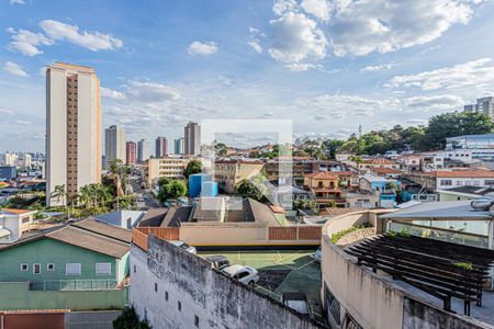 Vista Sala de apartamento à venda com 1 quarto, 48m² em Vila São Vicente, São Paulo