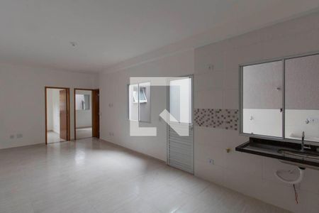 Sala e Cozinha Integrada de apartamento à venda com 2 quartos, 48m² em Jardim Coimbra, São Paulo