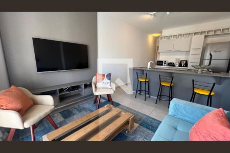 Sala de tv  de casa para alugar com 1 quarto, 64m² em Vila Pompéia, São Paulo