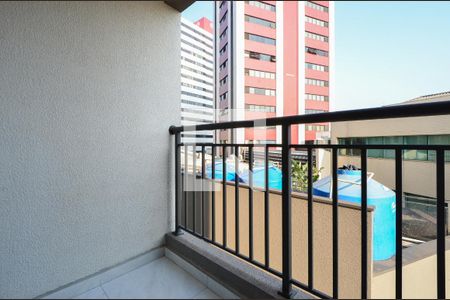 Studio para alugar com 27m², 1 quarto e sem vaga Studio para alugar com 27m², 1 quarto e sem vagaVaranda