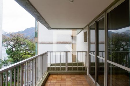 Varanda da Sala de apartamento à venda com 3 quartos, 140m² em Lagoa, Rio de Janeiro