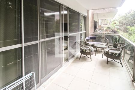 Varanda da Sala de apartamento à venda com 3 quartos, 136m² em Lagoa, Rio de Janeiro