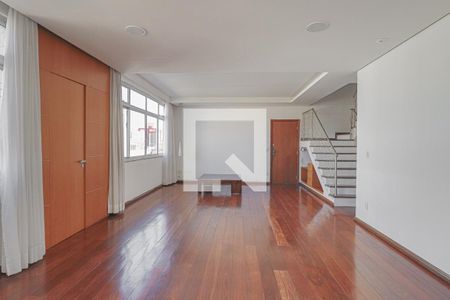 Sala 1 de apartamento à venda com 4 quartos, 240m² em Santo Antônio, Belo Horizonte