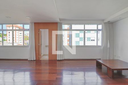 Sala 1 de apartamento à venda com 4 quartos, 240m² em Santo Antônio, Belo Horizonte