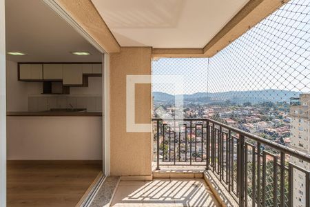 Varanda da Sala de apartamento para alugar com 1 quarto, 51m² em Alphaville Conde Ii, Barueri
