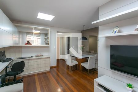 Sala de apartamento à venda com 2 quartos, 72m² em Ipiranga, Belo Horizonte