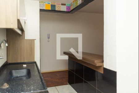 Cozinha de apartamento para alugar com 1 quarto, 50m² em Centro Histórico, Porto Alegre