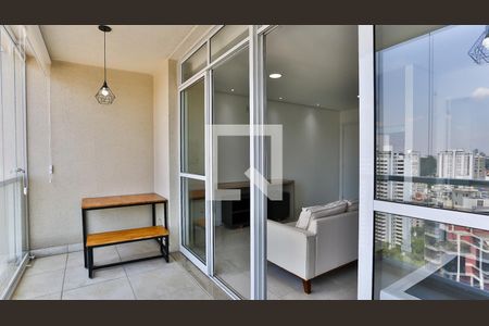 varanda / serviço de kitnet/studio à venda com 1 quarto, 35m² em Real Parque, São Paulo