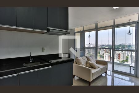 Studio à venda com 35m², 1 quarto e 1 vagaKitnet cozinha
