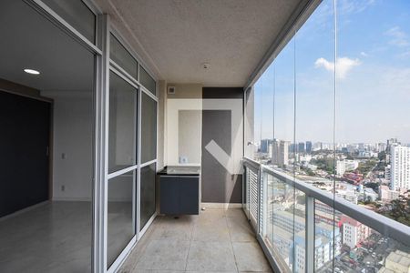 Varanda de kitnet/studio à venda com 1 quarto, 35m² em Real Parque, São Paulo