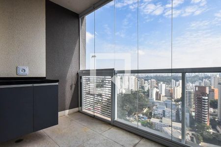 Varanda de kitnet/studio à venda com 1 quarto, 35m² em Real Parque, São Paulo