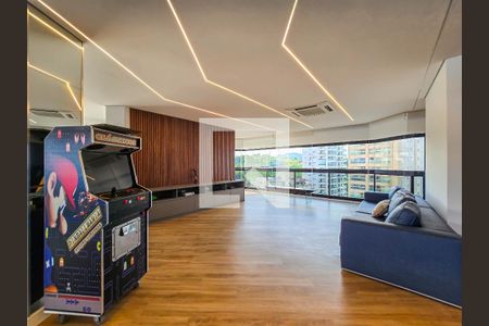 Sala de apartamento para alugar com 4 quartos, 375m² em Jardim Astúrias, Guarujá