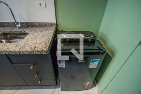 Studio à venda com 28m², 1 quarto e sem vagaCozinha