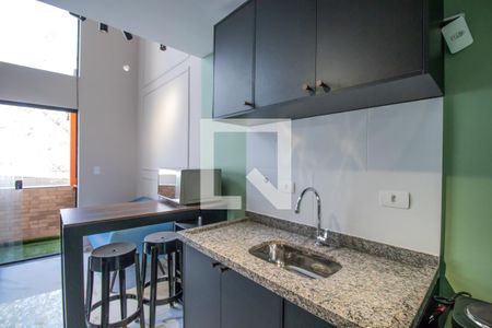 Studio à venda com 28m², 1 quarto e sem vagaCozinha