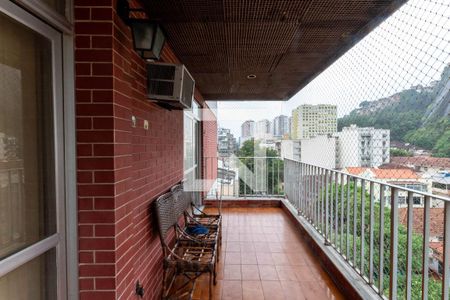 Varanda da Sala de apartamento para alugar com 3 quartos, 140m² em Tijuca, Rio de Janeiro