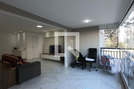 Varanda da Sala de apartamento à venda com 2 quartos, 91m² em Vila Andrade, São Paulo