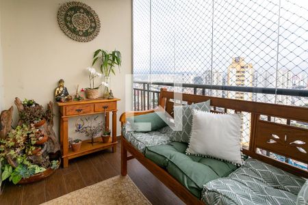 Varanda da Sala de apartamento à venda com 3 quartos, 175m² em Baeta Neves, São Bernardo do Campo