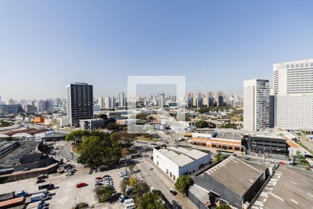 Varanda Vista de apartamento para alugar com 1 quarto, 29m² em Parque Industrial Tomas Edson, São Paulo