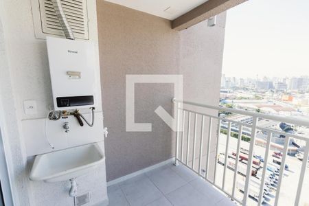 Varanda de apartamento para alugar com 1 quarto, 29m² em Parque Industrial Tomas Edson, São Paulo
