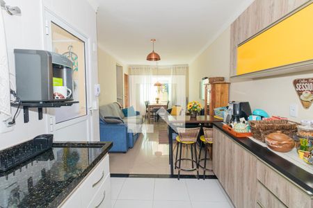 Sala e Cozinha de casa de condomínio à venda com 2 quartos, 65m² em Vila Gustavo, São Paulo