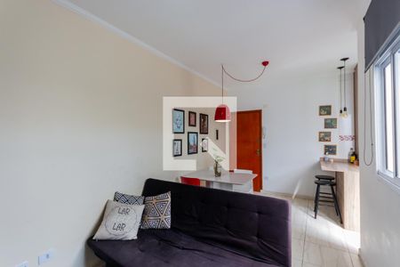 Sala de apartamento para alugar com 2 quartos, 56m² em Jardim Santo Alberto, Santo André