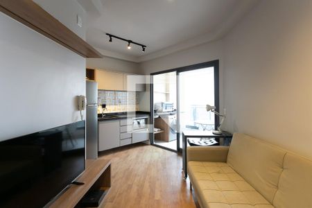 Sala de apartamento à venda com 1 quarto, 35m² em Pinheiros, São Paulo