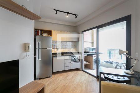 Cozinha de apartamento à venda com 1 quarto, 35m² em Pinheiros, São Paulo
