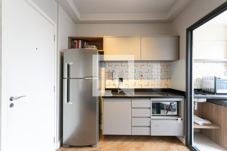 Cozinha de apartamento à venda com 1 quarto, 35m² em Pinheiros, São Paulo