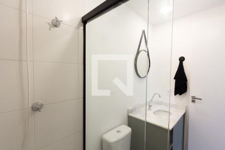 Studio para alugar com 27m², 1 quarto e sem vaga Studio para alugar com 27m², 1 quarto e sem vagaBanheiro da Suíte