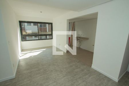 Sala 2 ambientes de apartamento à venda com 2 quartos, 67m² em Rio Branco, Porto Alegre
