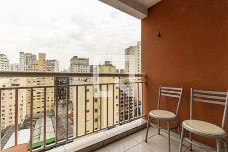 Varanda de apartamento para alugar com 2 quartos, 52m² em Campos Elíseos, São Paulo