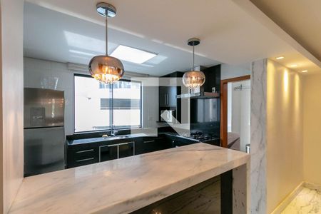 Cozinha de apartamento para alugar com 3 quartos, 109m² em Grajaú, Belo Horizonte