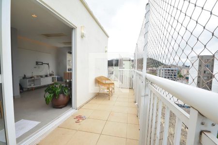 Varanda da Sala 1 de apartamento para alugar com 3 quartos, 144m² em Botafogo, Rio de Janeiro