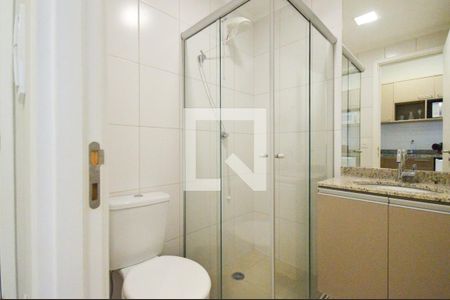 Banheiro de kitnet/studio à venda com 1 quarto, 19m² em Centro, São Paulo