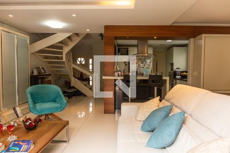 Sala de Estar de casa de condomínio à venda com 4 quartos, 220m² em Jardim Carvalho, Porto Alegre