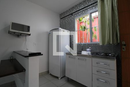 Sala/Quarto/Cozinha de kitnet/studio para alugar com 1 quarto, 30m² em Santo Amaro, São Paulo