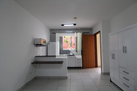 Sala/Quarto/Cozinha de kitnet/studio para alugar com 1 quarto, 30m² em Santo Amaro, São Paulo