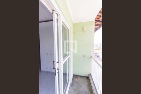 Varanda da Sala de apartamento para alugar com 3 quartos, 63m² em Vila Metalúrgica, Santo André