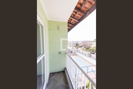 Varanda da Sala de apartamento para alugar com 3 quartos, 63m² em Vila Metalúrgica, Santo André